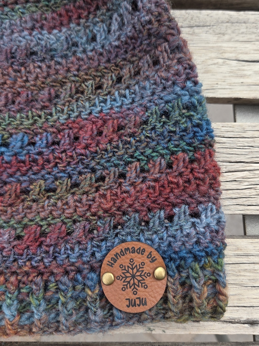 Artisan Handmade Lightweight Wool Blend Unisex Crochet "Cabin Fever" Beanie Hat - Picture 2 of 7